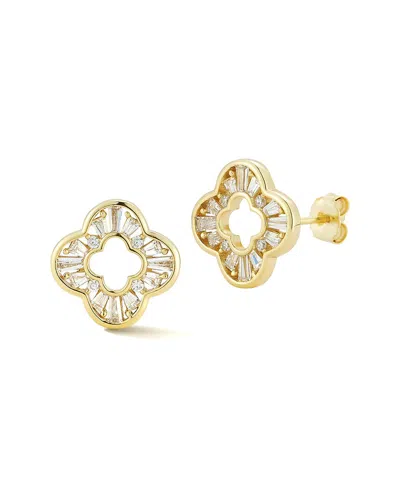 Glaze Jewelry 14k Plated Silver Cz Earrings