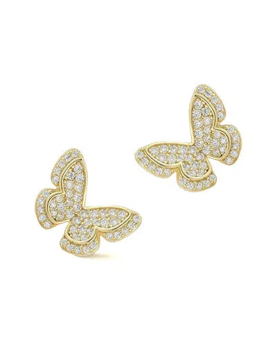 Glaze Jewelry 14k Plated Silver Cz Earrings