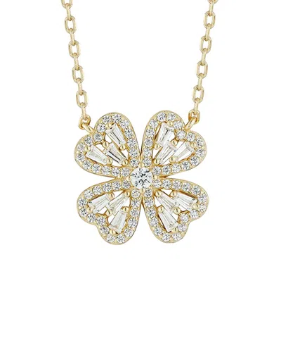 Glaze Jewelry 14k Plated Silver Cz Necklace