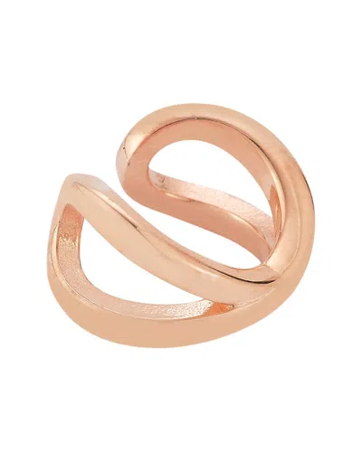 Glaze Jewelry 14k Rose Gold Over Sterling Silver Criss Cross Ear