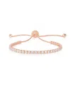 Glaze Jewelry 14k Rose Gold Vermeil Cz Tennis Bracelet