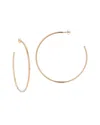 Glaze Jewelry 14k Rose Gold Vermeil Thick Hoops