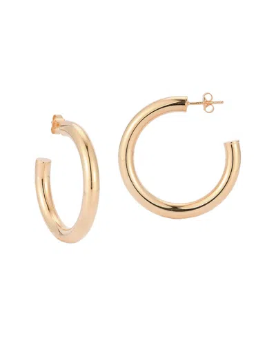 Glaze Jewelry 14k Gold Plated Sterling Silver Hoop Earrings