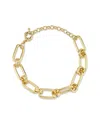 Glaze Jewelry 18k Plated Bold Square Link Bracelet