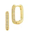Glaze Jewelry 18k Plated Cz Earrings In Gold