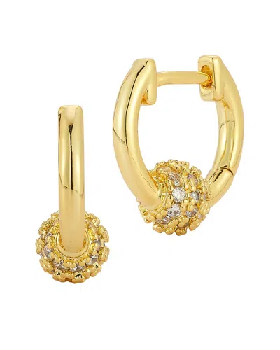Glaze Jewelry 18k Plated Cz Earrings In Gold
