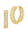 Glaze Jewelry 18k Plated Cz Earrings In Gold