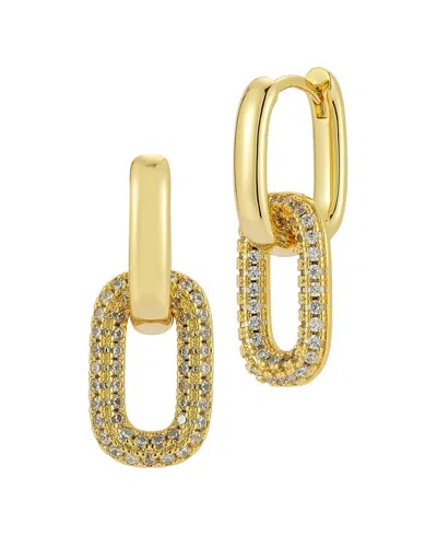 GLAZE JEWELRY GLAZE JEWELRY 18K PLATED CZ EARRINGS