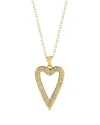 Glaze Jewelry 18k Plated Cz Necklace In Gold