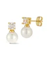 Glaze Jewelry 18k Plated Cz Studs