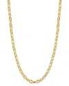 Glaze Jewelry 18k Plated Mariner Link Chain Necklace
