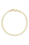 Glaze Jewelry Ball Chain Anklet In Gold
