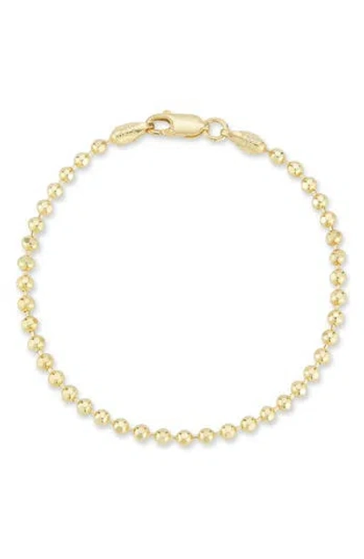 Glaze Jewelry Ball Chain Anklet In Gold