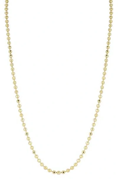 Glaze Jewelry Ball Chain Necklace In Gold