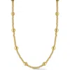 Glaze Jewelry Ball Necklace In Gold