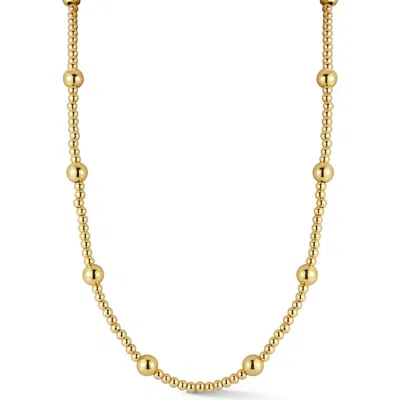 Glaze Jewelry Ball Necklace In Gold