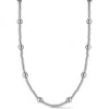 Glaze Jewelry Ball Necklace In Metallic