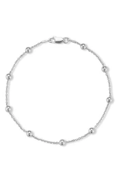 Glaze Jewelry Ball Station Bracelet In Metallic