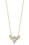Glaze Jewelry Bee Pendant Necklace In Gold