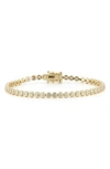 Glaze Jewelry Bezel Cubic Zirconia Tennis Bracelet