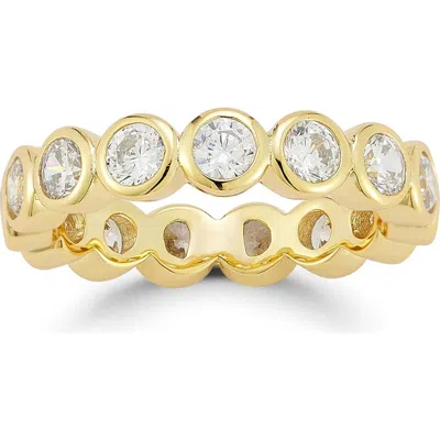 Glaze Jewelry Bezel Cz Band Ring In Gold
