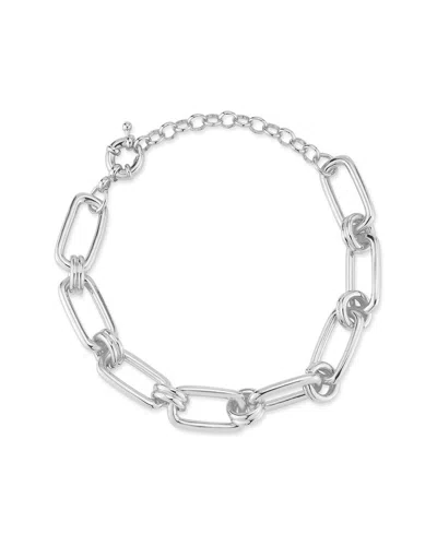 Glaze Jewelry Bold Square Link Bracelet In Gray