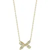 Glaze Jewelry Bow Pendant Necklace