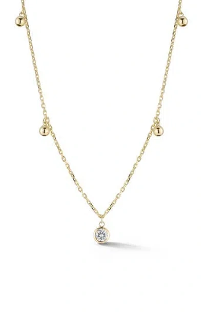 Glaze Jewelry Charm Collar Necklace In Gold