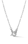 Glaze Jewelry Clasp Paperclip Necklace In Metallic