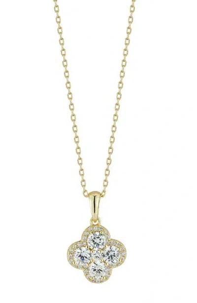 Glaze Jewelry Clover Pendant Necklace In Gold