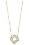 Glaze Jewelry Clover Pendant Necklace In Gold