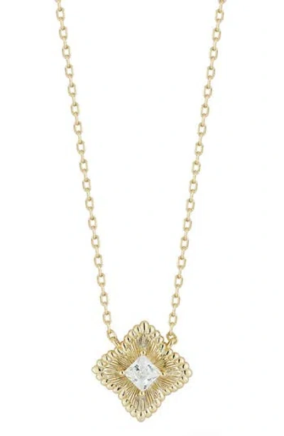 Glaze Jewelry Clover Pendant Necklace In Gold