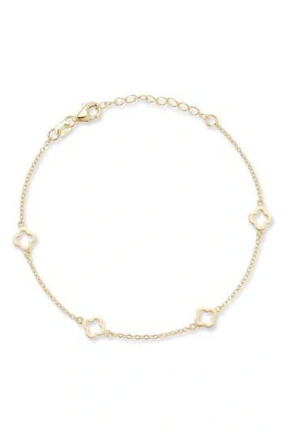 Glaze Jewelry 14k Over Silver Bracelet In Gold