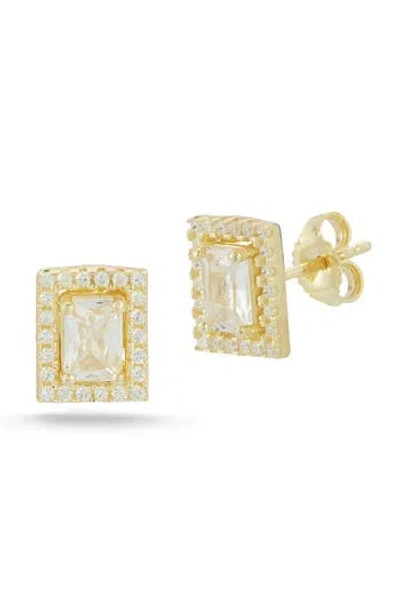 Glaze Jewelry Cluster Stud Earrings In Gold