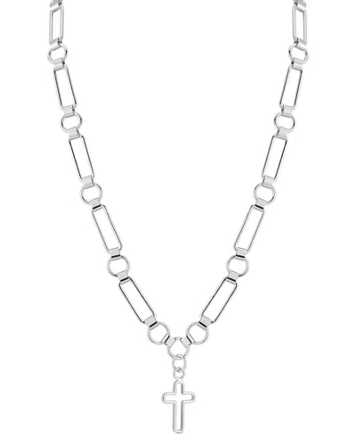 Glaze Jewelry Cross Pendant Necklace In Metallic