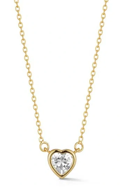 GLAZE JEWELRY GLAZE JEWELRY CRYSTAL HEART PENDANT NECKLACE