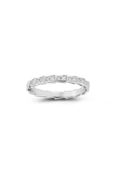Glaze Jewelry Cubic Zirconia Band Ring In Silver