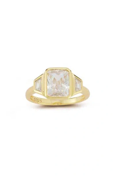 Glaze Jewelry Cubic Zirconia Cocktail Ring In Gold