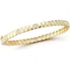 Glaze Jewelry Cubic Zirconia Geometric Hinged Bangle Bracelet