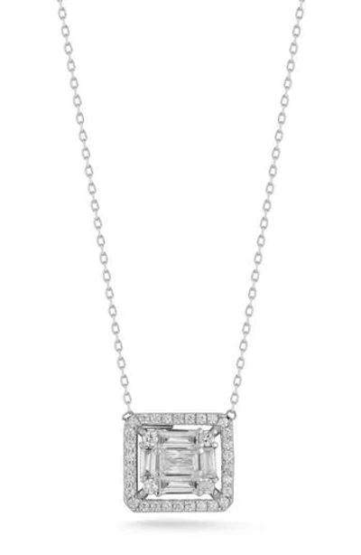 Glaze Jewelry Cubic Zirconia Pendant Necklace In Metallic