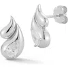 Glaze Jewelry Cubic Zirconia Teardrop Stud Earrings