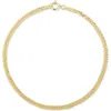 Glaze Jewelry 14k Over Silver Double Curb Link Bracelet In Gold