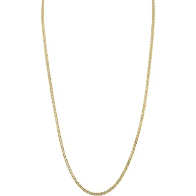 Glaze Jewelry Curb Chain Necklace In Gold