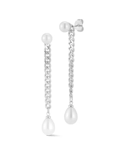 Glaze Jewelry Dangle Earrings In White