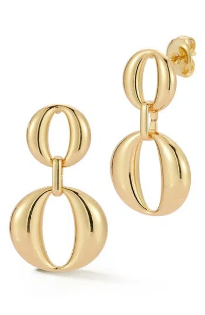 Glaze Jewelry Double Drop Earrings In Gold