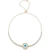 Glaze Jewelry Evil Eye Adjustable Bracelet In Gold