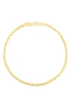 Glaze Jewelry Foxtail Chain Bracelet In Gold