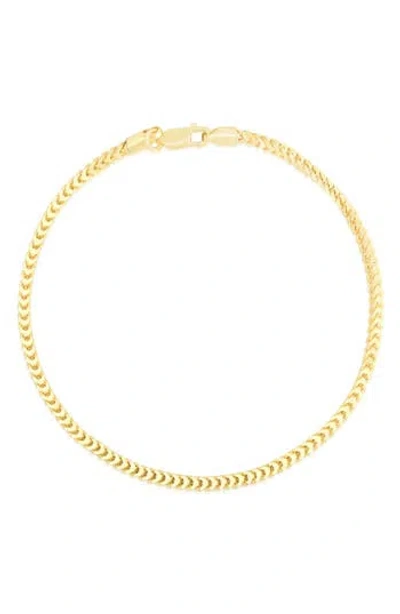 Glaze Jewelry Foxtail Chain Bracelet In Gold