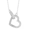 Glaze Jewelry Silver Cz Necklace
