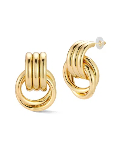 Glaze Jewelry Plated Knot Earrings In Pattern